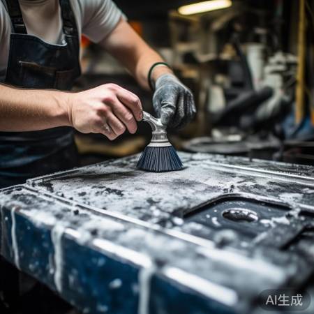 刷洗部件，力度适中