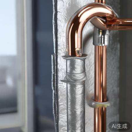 水管穿隔热衣，防冻又保温