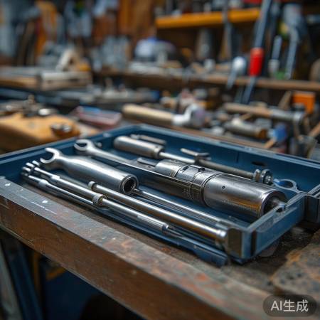 “准备螺丝刀、扳手及快接扳手”