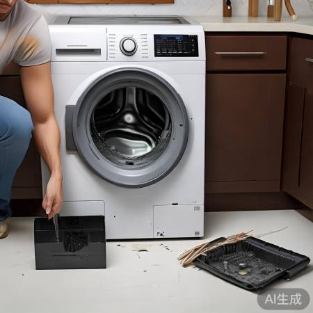 洗衣机底松动密封老化易漏