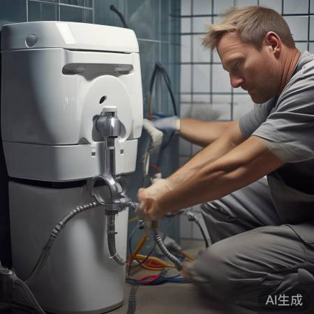 连接水源电源，确保密封安全